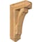 Ekena Millwork Legacy Arts and Crafts Rough Sawn Bracket w/ Offset Brace, Western Red Cedar, 8"W x 22"D x 34"H BKT0806X22X34LEC03RWR - alternate 1